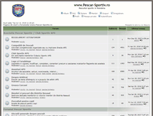 Tablet Screenshot of forum.pescar-sportiv.ro